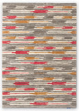 Sanderson Ishi Indian Red/Charcoal