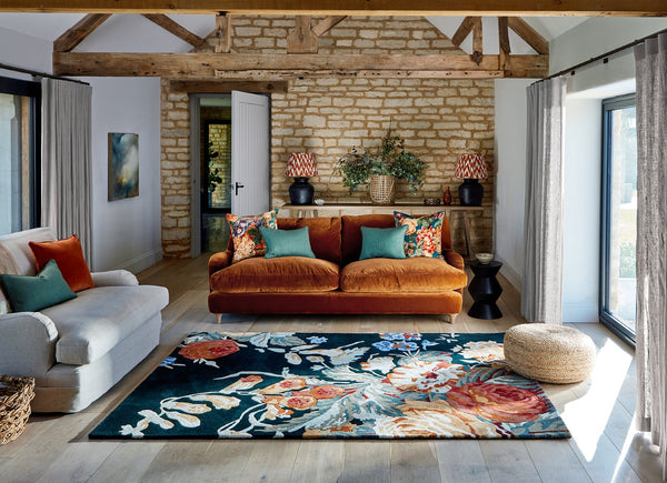 Brink & Campman Sanderson Stapleton Park Navy/Burnt Orange 8719956824197