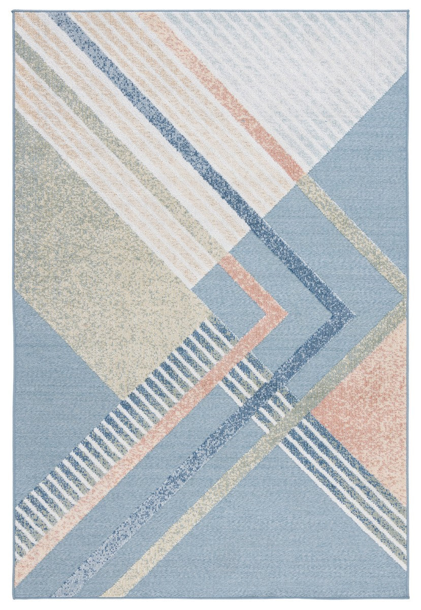 Safavieh Sarasota 102 Indoor / Outdoor Power Loomed Rug Blue / Light Green SAR102J-9