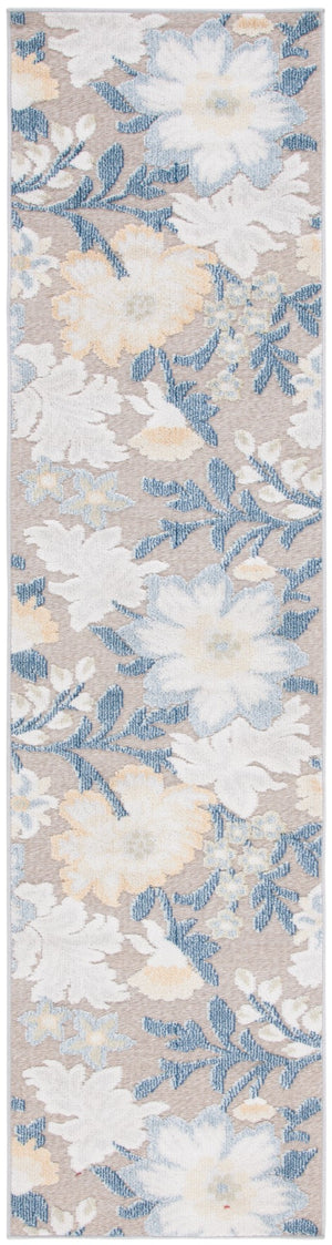 Safavieh Sarasota 108 Indoor / Outdoor Power Loomed Rug Navy / Brown SAR108J-7SQ