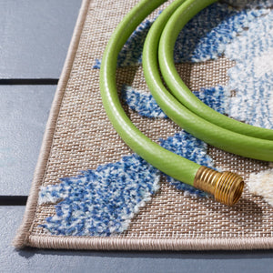 Safavieh Sarasota 108 Indoor / Outdoor Power Loomed Rug Navy / Brown SAR108J-9