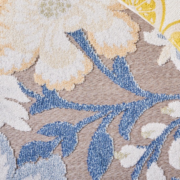 Safavieh Sarasota 108 Indoor / Outdoor Power Loomed Rug Navy / Brown SAR108J-9