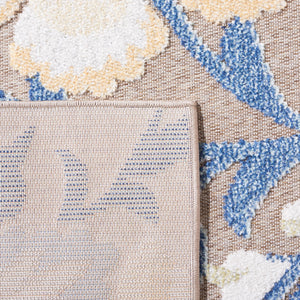 Safavieh Sarasota 108 Indoor / Outdoor Power Loomed Rug Navy / Brown SAR108J-9