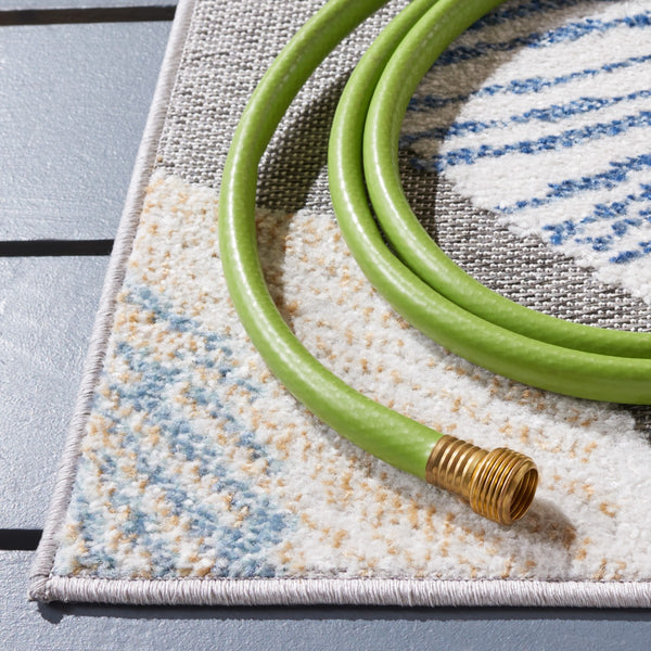 Safavieh Sarasota 110 Indoor / Outdoor Power Loomed Rug Beige / Grey SAR110A-9