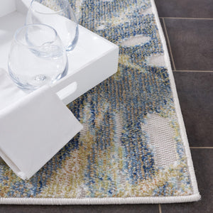 Safavieh Sarasota 112 Indoor / Outdoor Power Loomed Rug Light Green / Ivory SAR112X-9