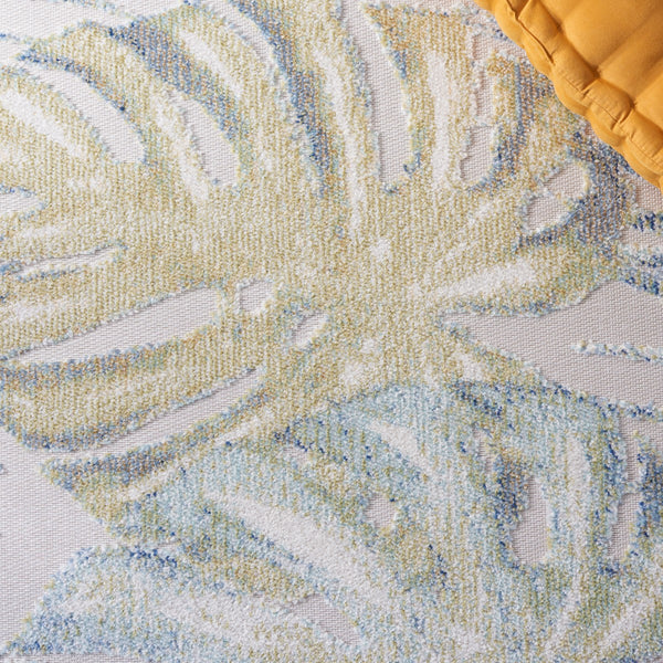 Safavieh Sarasota 112 Indoor / Outdoor Power Loomed Rug Light Green / Ivory SAR112X-9