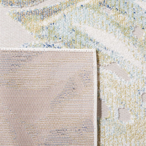 Safavieh Sarasota 112 Indoor / Outdoor Power Loomed Rug Light Green / Ivory SAR112X-9