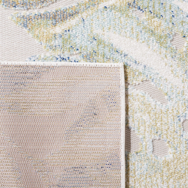 Safavieh Sarasota 112 Indoor / Outdoor Power Loomed Rug Light Green / Ivory SAR112X-9