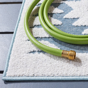 Safavieh Sarasota 114 Indoor / Outdoor Power Loomed Rug Light Blue / Grey SAR114J-9