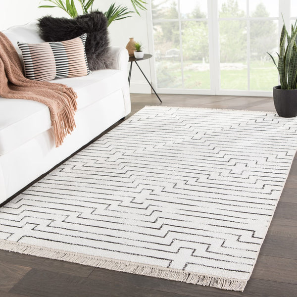 Jaipur Living Satellite Alloy SAT02 Handwoven Handmade Indoor Global Rug White 10' x 14'