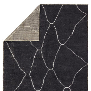 Jaipur Living Satellite Carmine SAT05 Handwoven Handmade Indoor Moroccan Rug Dark Gray 10' x 14'