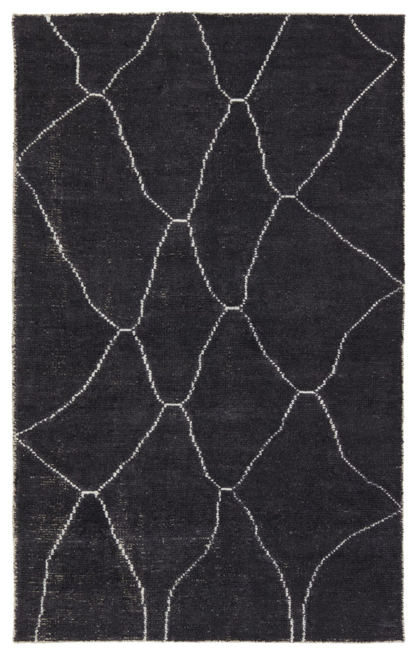 Jaipur Living Satellite Carmine SAT05 Handwoven Handmade Indoor Moroccan Rug Dark Gray 10' x 14'