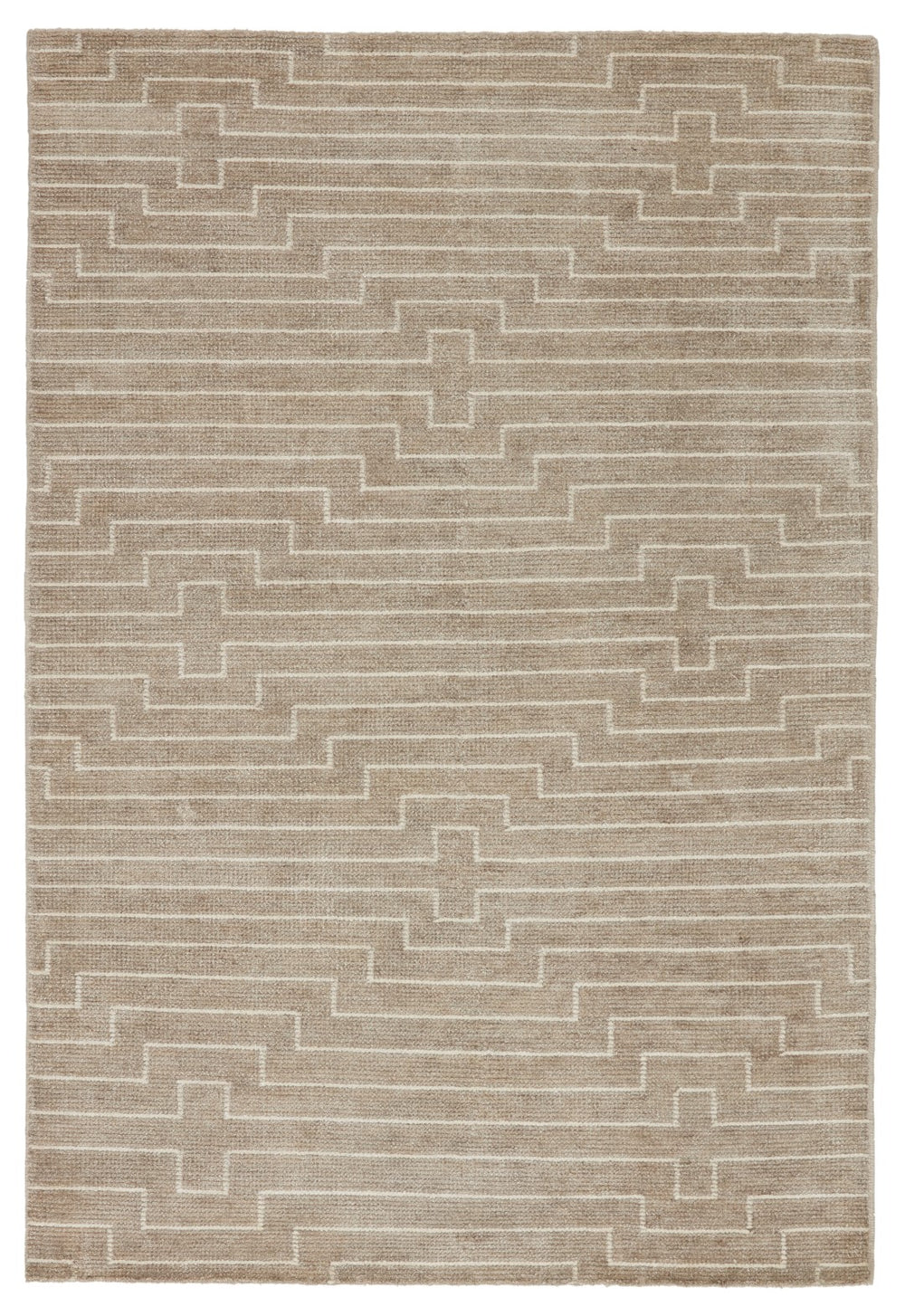 Jaipur Living Satellite Alloy SAT08 Handwoven Handmade Indoor Modern Rug Light Taupe 10' x 14'
