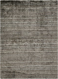 Chandra Rugs Savona 100% Polyester Hand-Woven Contemporary Shag Rug Taupe 9' x 13'