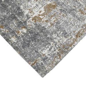 AMER Rugs Savannah SAV-1 Power-Loomed Abstract Modern & Contemporary Area Rug Gray 8'10" x 11'10"