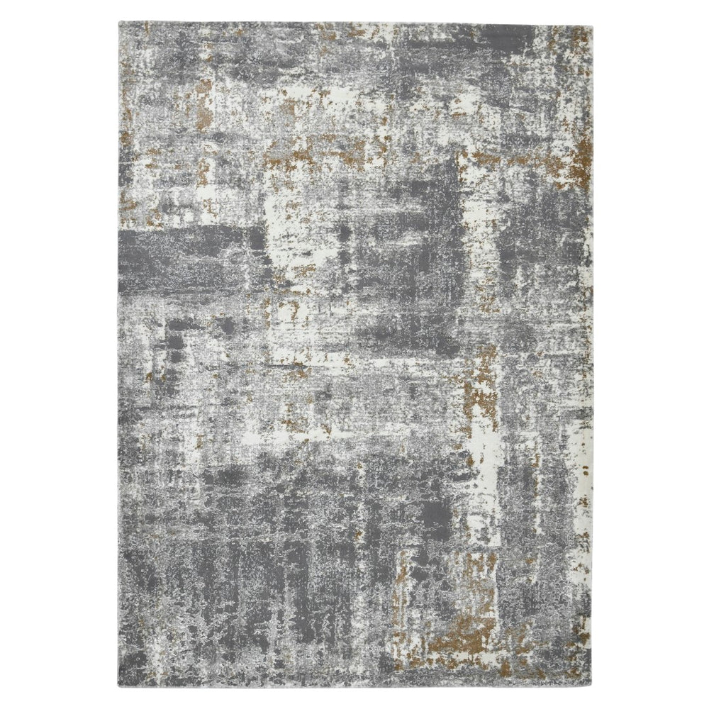 AMER Rugs Savannah SAV-1 Power-Loomed Abstract Modern & Contemporary Area Rug Gray 8'10" x 11'10"