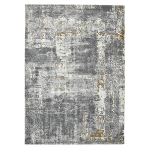AMER Rugs Savannah SAV-1 Power-Loomed Abstract Modern & Contemporary Area Rug Gray 8'10" x 11'10"