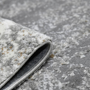 AMER Rugs Savannah SAV-1 Power-Loomed Abstract Modern & Contemporary Area Rug Gray 8'10" x 11'10"