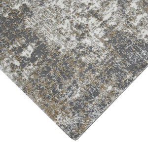 AMER Rugs Savannah SAV-2 Power-Loomed Abstract Modern & Contemporary Area Rug Ivory 8'10" x 11'10"