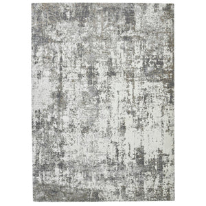 AMER Rugs Savannah SAV-2 Power-Loomed Abstract Modern & Contemporary Area Rug Ivory 8'10" x 11'10"