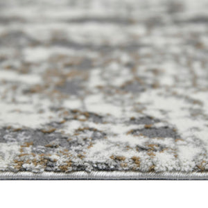 AMER Rugs Savannah SAV-2 Power-Loomed Abstract Modern & Contemporary Area Rug Ivory 8'10" x 11'10"