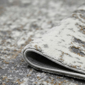 AMER Rugs Savannah SAV-2 Power-Loomed Abstract Modern & Contemporary Area Rug Ivory 8'10" x 11'10"