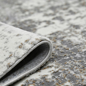 AMER Rugs Savannah SAV-2 Power-Loomed Abstract Modern & Contemporary Area Rug Ivory 8'10" x 11'10"