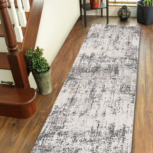 AMER Rugs Savannah SAV-2 Power-Loomed Abstract Modern & Contemporary Area Rug Ivory 2'8" x 10'