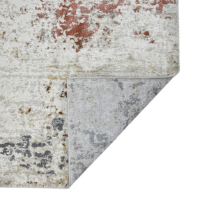 AMER Rugs Savannah SAV-3 Power-Loomed Abstract Modern & Contemporary Area Rug Red 8'10" x 11'10"