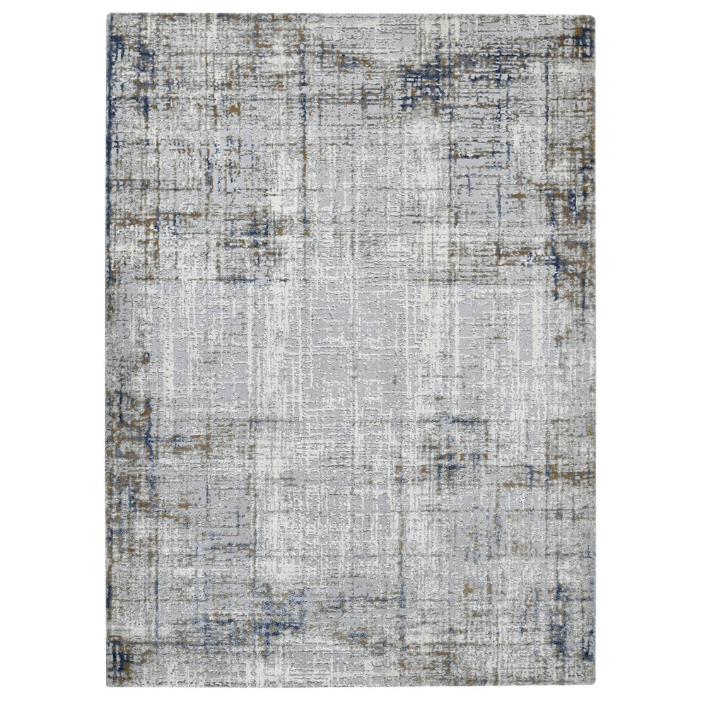 AMER Rugs Savannah SAV-4 Power-Loomed Abstract Modern & Contemporary Area Rug Gold 8'10" x 11'10"