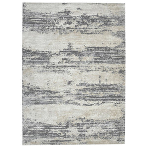 AMER Rugs Savannah SAV-5 Power-Loomed Abstract Modern & Contemporary Area Rug Gray/Blue 8'10" x 11'10"