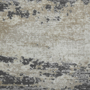 AMER Rugs Savannah SAV-5 Power-Loomed Abstract Modern & Contemporary Area Rug Gray/Blue 8'10" x 11'10"