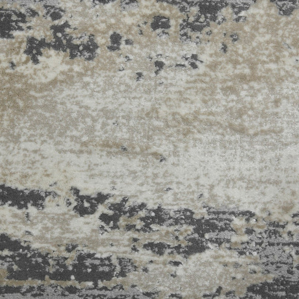 AMER Rugs Savannah SAV-5 Power-Loomed Abstract Modern & Contemporary Area Rug Gray/Blue 8'10" x 11'10"