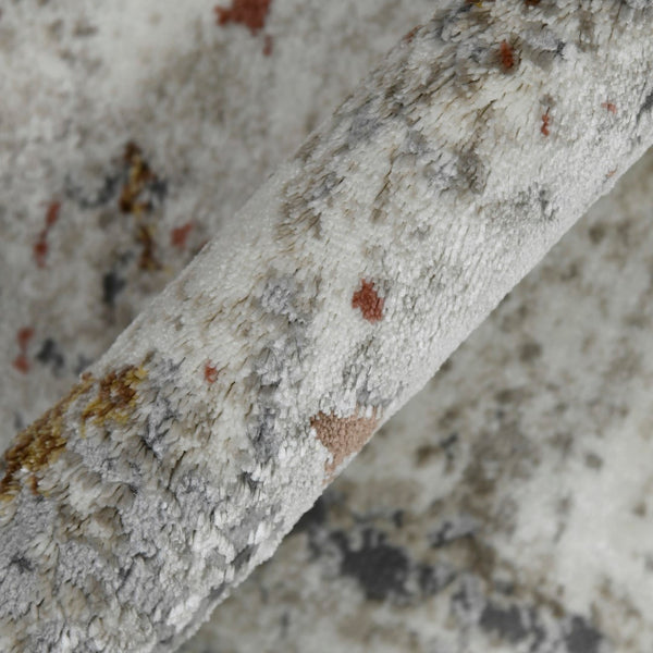 AMER Rugs Savannah SAV-7 Power-Loomed Abstract Modern & Contemporary Area Rug Ivory/Gray 8'10" x 11'10"