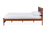Baxton Studio Demitasse Brown Wood Contemporary Twin-Size Bed
