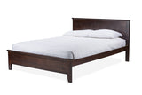 Spuma Cappuccino Wood Contemporary Twin-Size Bed