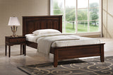Baxton Studio Spuma Cappuccino Wood Contemporary Twin-Size Bed