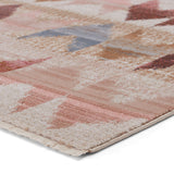 Nikki Chu by Jaipur Living Zevi Chevron Pink/ Beige Runner Rug (2'6"X8')