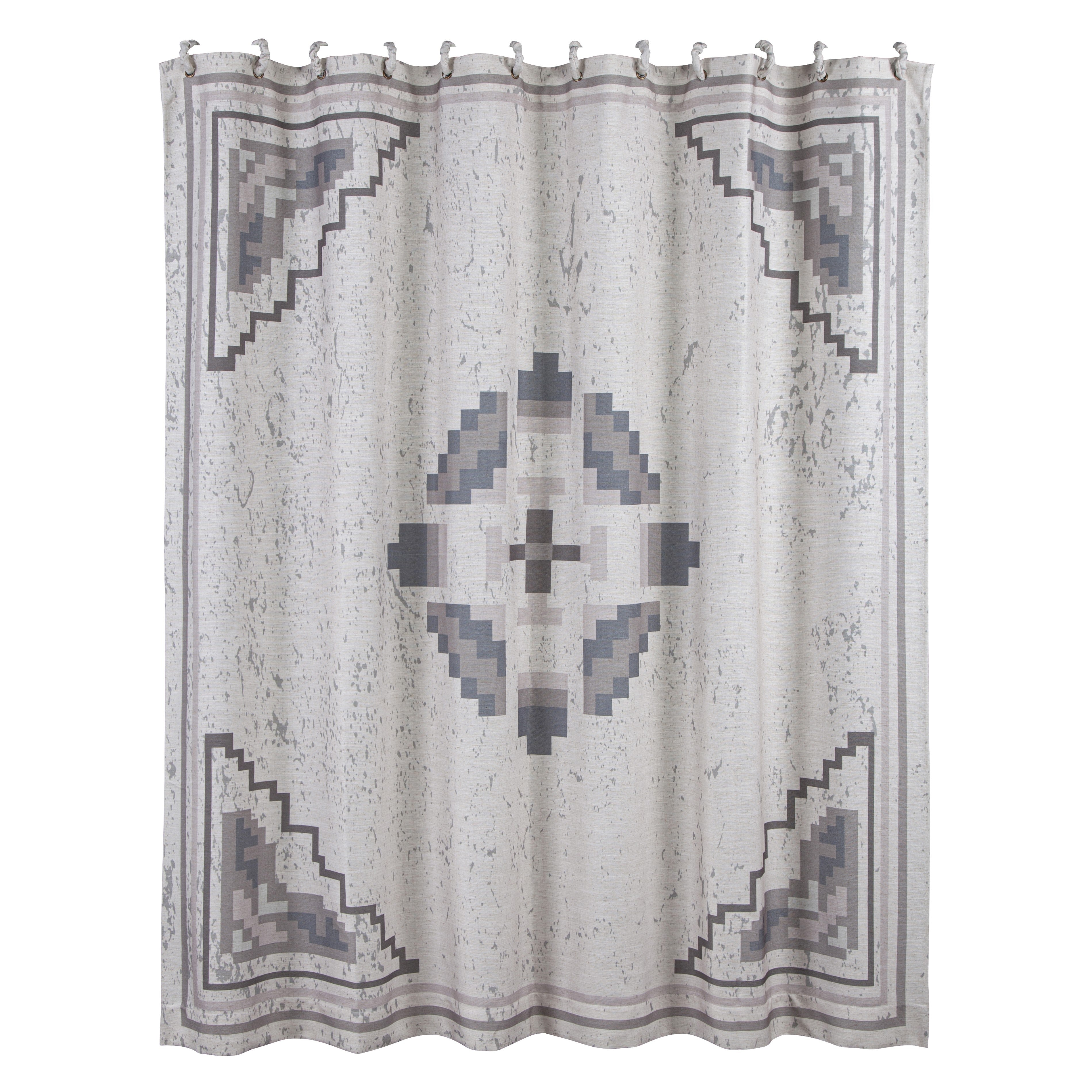 HiEnd Accents Dakota Shower Curtain