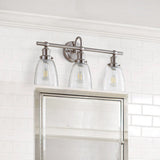 Dunes Three Light Bathroom Sconce