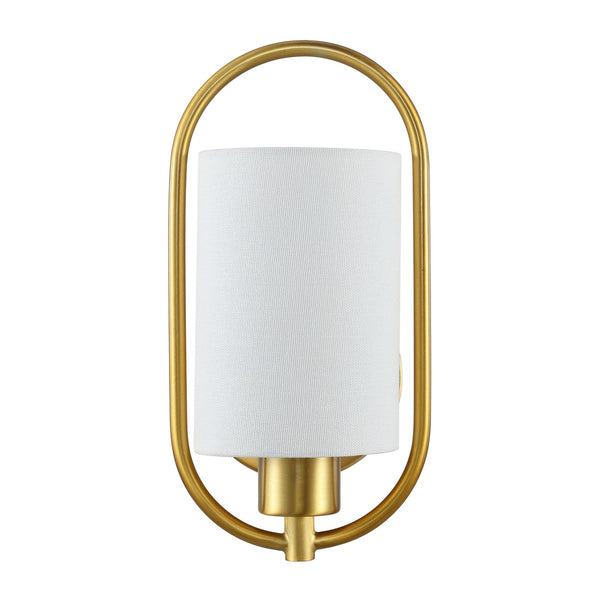 Safavieh Haldea Wall Sconce Brass Glass/Iron SCN4071A