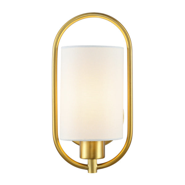 Safavieh Haldea Wall Sconce Brass Glass/Iron SCN4071A