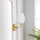 Safavieh Idina Wall Sconce Gold Glass/Iron SCN4072A