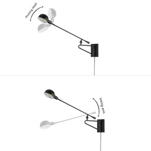 Safavieh Moxley, 36.5 Inch, Black, Iron Wall Sconce Black Metal SCN4092A