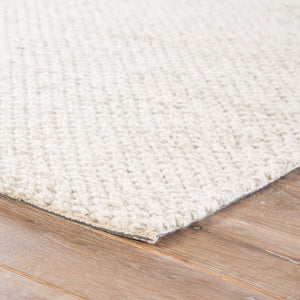 Jaipur Living Karlstadt Handmade Solid Taupe/ White Area Rug (12'X15')