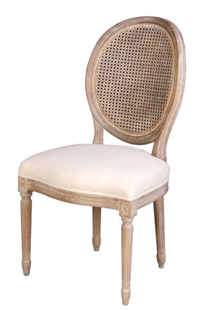 LH Imports Napoleon Dining Chair w/ Cane Back SDC15-020