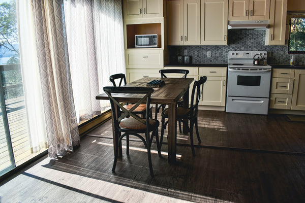 LH Imports Cross Back Chair w/ Natural Brown Rattan Seat SDC21-Z/ZM