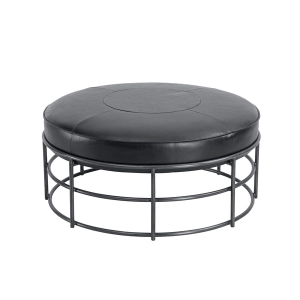 LH Imports Ziggy Ottoman SDC30