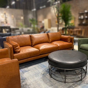 LH Imports Ziggy Ottoman SDC30