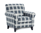 Fusion 512 Transitional Accent Chair 512 Stanza Navy